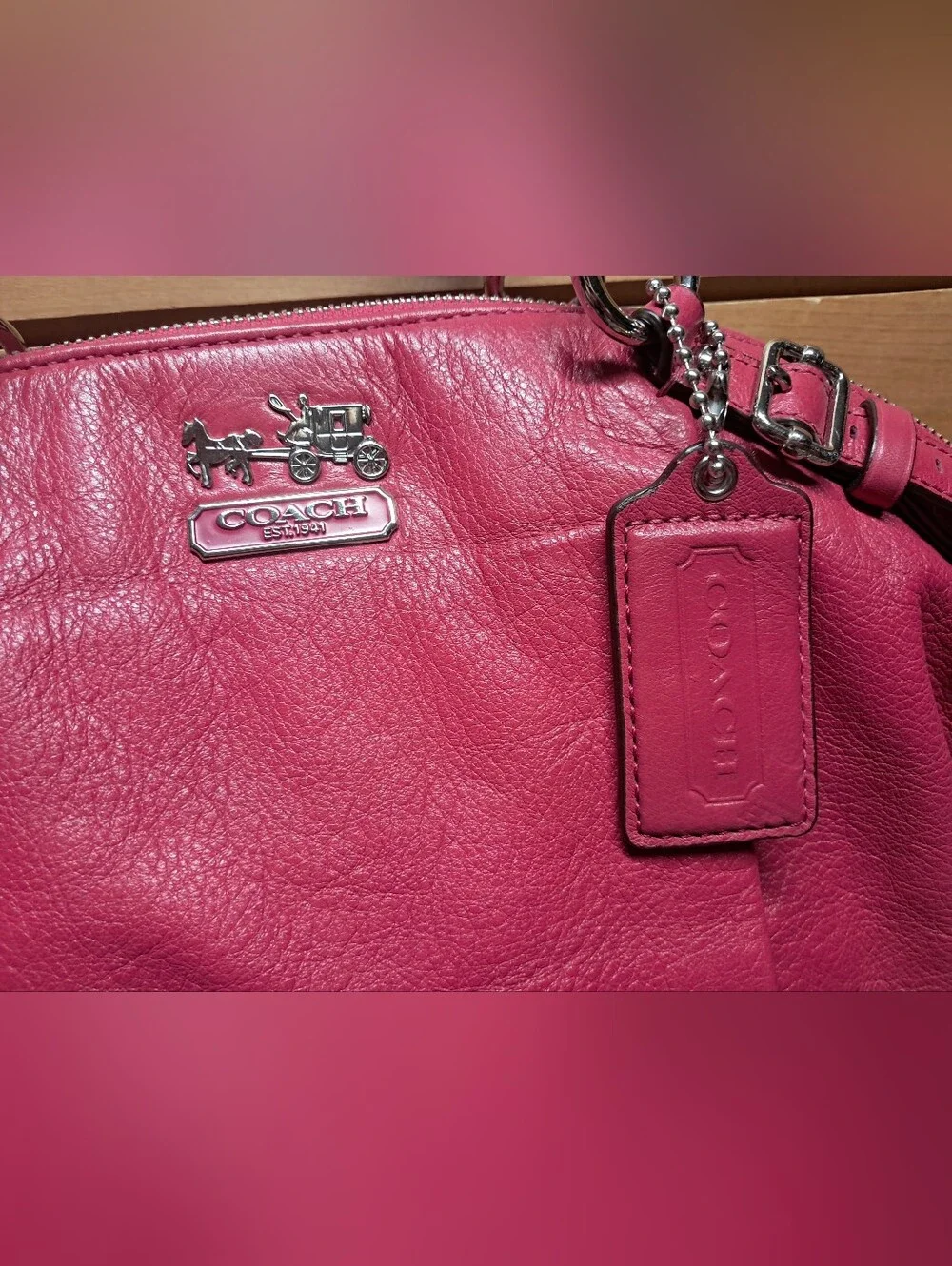 Coach Madison Lindsey Satchel Excellent Condition